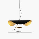 GobekUsa Black Gold Glass Ball Pendant Light: Retro Nordic LED Bar Fixture