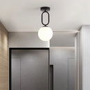 GobekUsa Black Gold Glass Ceiling Lamp: Modern Nordic LED Lighting Fixtures