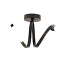 GobekUsa Black Gold Glass Ceiling Light: Modern Minimalist Indoor Lighting for Entryway Balcony