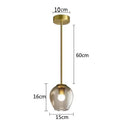 GobekUsa Black Gold Glass Wall Lamps for Modern Home Decoration Lighting