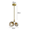 GobekUsa Black Gold Glass Wall Lamps for Modern Home Decoration Lighting