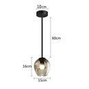 GobekUsa Black Gold Glass Wall Lamps for Modern Home Decoration Lighting