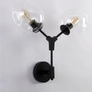 GobekUsa Black Gold Glass Wall Lamps for Modern Home Decoration Lighting