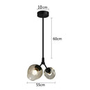 GobekUsa Black Gold Glass Wall Lamps for Modern Home Decoration Lighting