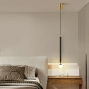 GobekUsa Black Gold Hanging Nordic Lamp with Long Cable for Bedroom Sconces