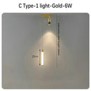 GobekUsa Black Gold Hanging Pendant Lamp: Modern Luxury Bedroom & Living Room Lighting