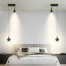 GobekUsa Black Gold Hanging Pendant Lamp: Modern Luxury Bedroom & Living Room Lighting