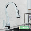 GobekUsa Black Gold Kitchen Faucet with Flexible Pull Down Sprayer