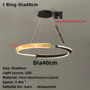 GobekUsa Black Gold LED Ceiling Chandelier Crystal Decorative Pendant Lamp for Dining Room Bedroom