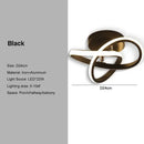GobekUsa Black Gold LED Ceiling Lights with Remote Control - Indoor Chandelier Lighting