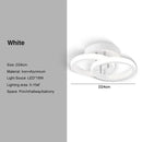 GobekUsa Black Gold LED Ceiling Lights with Remote Control - Indoor Chandelier Lighting