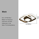 GobekUsa Black Gold LED Ceiling Lights with Remote Control - Indoor Chandelier Lighting