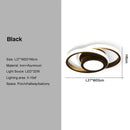 GobekUsa Black Gold LED Ceiling Lights with Remote Control - Indoor Chandelier Lighting
