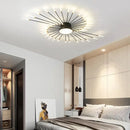 GobekUsa Black Gold LED Chandelier: Modern Ceiling Pendant Lights for Home Living Room, Bedroom, Kitchen