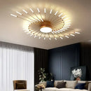 GobekUsa Black Gold LED Chandelier: Modern Ceiling Pendant Lights for Home Living Room, Bedroom, Kitchen
