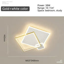 GobekUsa Black Gold LED Chandelier: Modern Smart Lighting for Living Dining Bedroom & Children's
