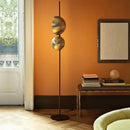GobekUsa Black Gold LED Floor Lamp Double Lampshade Standing Light