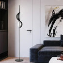 GobekUsa Black Gold LED Floor Lamp Double Lampshade Standing Light
