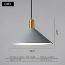 GobekUsa Black Gold LED Pendant Lights for Home Restaurant Loft Bar Industrial Decor