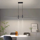 GobekUsa Black Gold LED Pendant Lights for Modern Minimalist Dining Room Chandelier