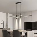 GobekUsa Black Gold LED Pendant Lights for Modern Minimalist Dining Room Chandelier