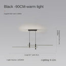 GobekUsa Black Gold LED Pendant Lights for Modern Minimalist Dining Room Chandelier