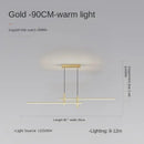 GobekUsa Black Gold LED Pendant Lights for Modern Minimalist Dining Room Chandelier