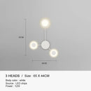 GobekUsa Black Gold LED Wall Lamp for Indoor Bedroom Living Room Stairs Bar