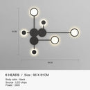 GobekUsa Black Gold LED Wall Lamp for Indoor Bedroom Living Room Stairs Bar