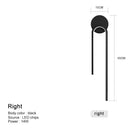 GobekUsa Black Gold LED Wall Lamp Modern Minimalism Indoor Home Decor Fixture