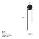 GobekUsa Black Gold LED Wall Lamp Modern Minimalism Indoor Home Decor Fixture