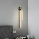 GobekUsa Black Gold LED Wall Lamp Modern Minimalism Indoor Home Decor Fixture