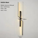 GobekUsa Black Gold LED Wall Lights: Modern Wall Sconce for TV Background, Bedroom, Stairs
