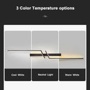 GobekUsa Black Gold LED Wall Lights: Modern Wall Sconce for TV Background, Bedroom, Stairs