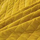 GobekUsa Black Gold Luxury Crystal Velvet Bedding Set with Quilted Embroidery & Ruffles