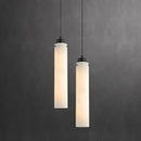 GobekUsa Black Gold Marble Cylinder Pendant Light for Modern Home Decor