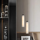 GobekUsa Black Gold Marble Cylinder Pendant Light for Modern Home Decor