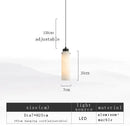 GobekUsa Black Gold Marble Cylinder Pendant Light for Modern Home Decor