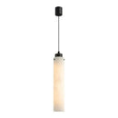 GobekUsa Black Gold Marble Cylinder Pendant Light for Modern Home Decor
