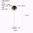 GobekUsa Black Gold Metal Floor Lamp for Modern Living Room and Bedroom Décor