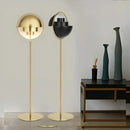 GobekUsa Black Gold Metal Floor Lamp for Modern Living Room and Bedroom Décor