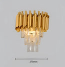 GobekUsa Black Gold Metal LED Chandelier Living Room Dining Modern Lustre Crystal Hanging Lamp