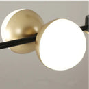 GobekUsa Black Gold Minimalist Chandelier for Dining Room Home Decor
