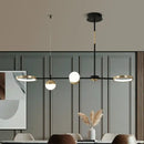 GobekUsa Black Gold Minimalist Chandelier for Dining Room Home Decor