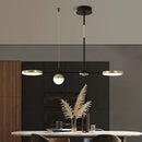 GobekUsa Black Gold Minimalist Chandelier for Dining Room Home Decor