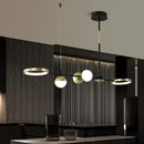 GobekUsa Black Gold Minimalist Chandelier for Dining Room Home Decor