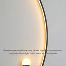 GobekUsa Black Gold Modern Wall Sconce for Bedroom Study Home Indoor Lighting