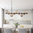 GobekUsa Black Gold Nordic Pendant Chandelier for Dining Kitchen Living Bedroom Lighting