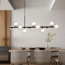 GobekUsa Black Gold Nordic Pendant Chandelier for Dining Kitchen Living Bedroom Lighting