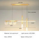 GobekUsa Black Gold Pendant Lamp | Modern Indoor Light for Dining Room & Kitchen